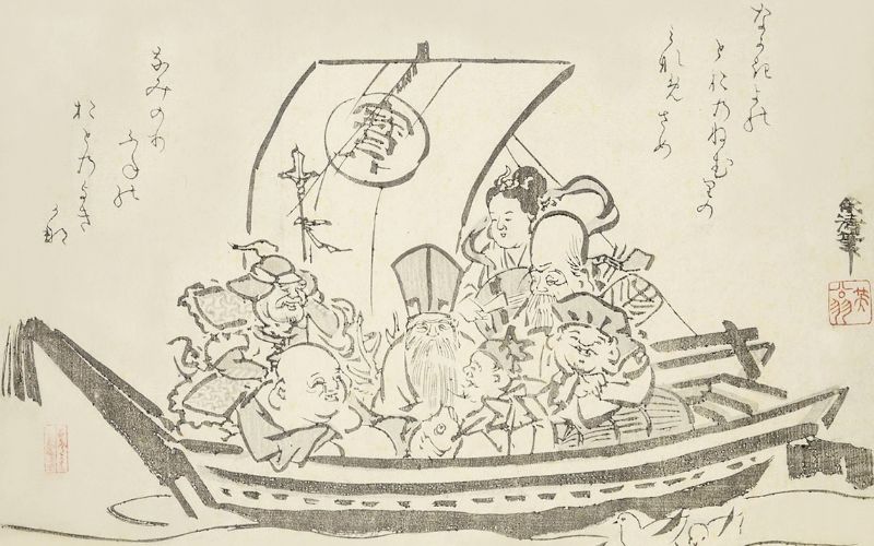 福禄寿酒造の名の由来とされる七福神