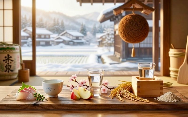 新潟県の地酒をイメージした画像